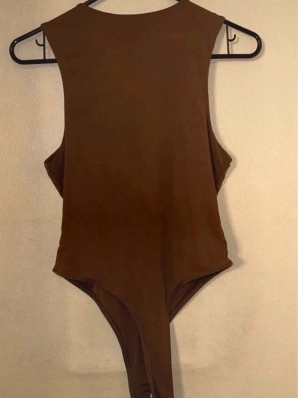 SHEIN Brown Sleeveless Bodysuit